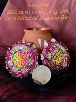 Beautiful beaded earrings