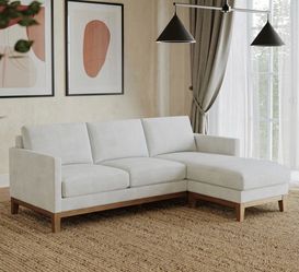 Henredon Murphy Sofa/couch with Reversible Chaise - Like New - Costco