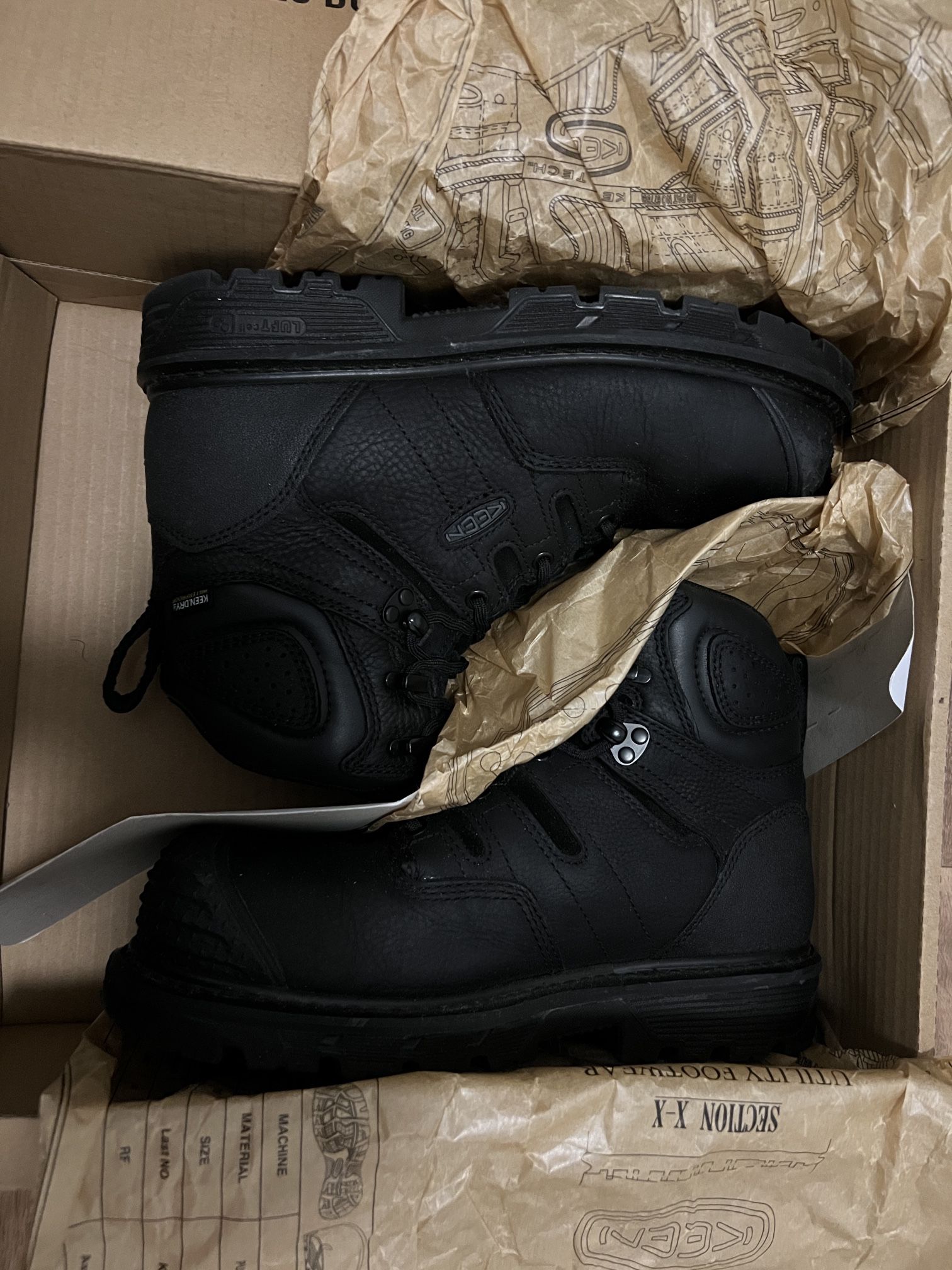 KEEN CAMDEN 6" WP WORK BOOTS