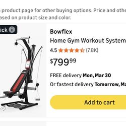 Bowflex PR1000 Home Gym ( I Can Deliver and Assembly is Available )  $799.99 Retail Amazon