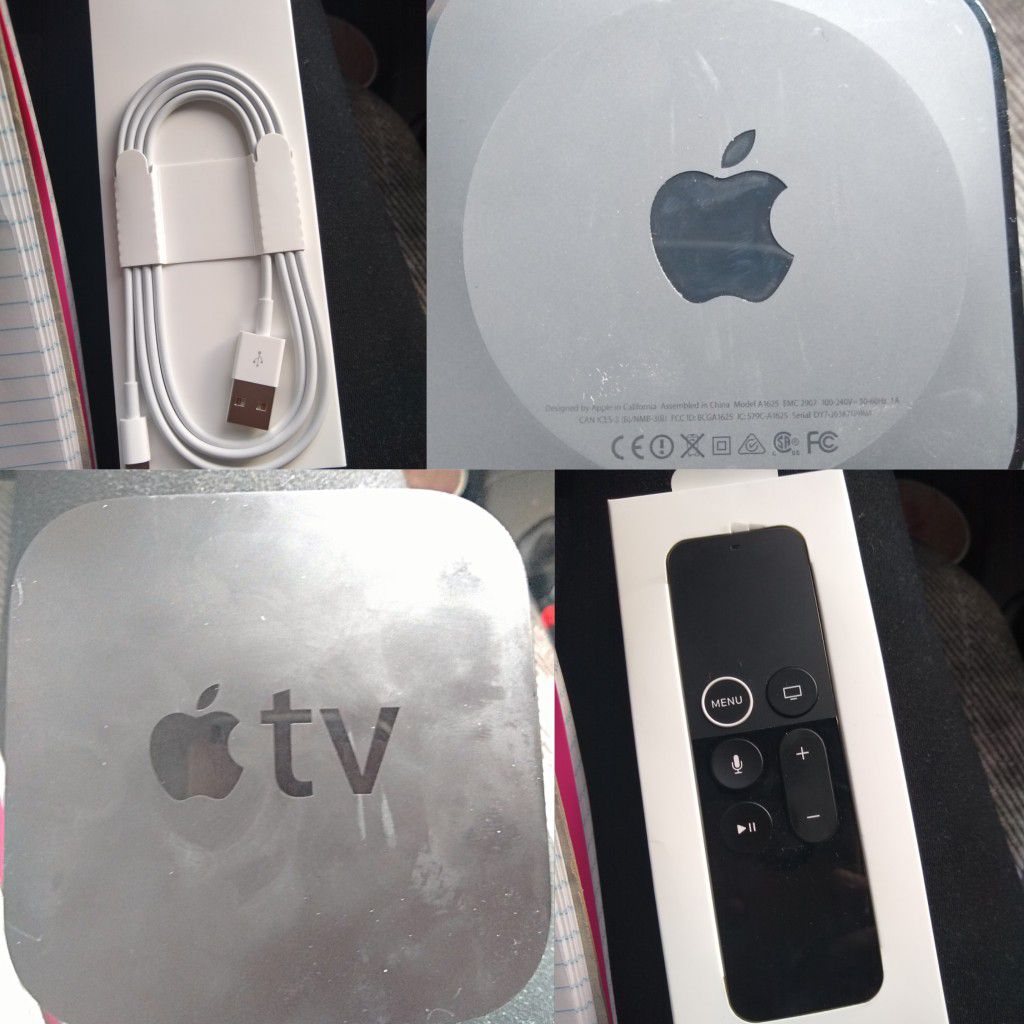 Apple TV 4th gen with remote