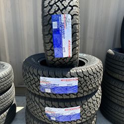 BRAND NEW SET OF ALL TERRAIN TIRES 245/65r17 245/65/17