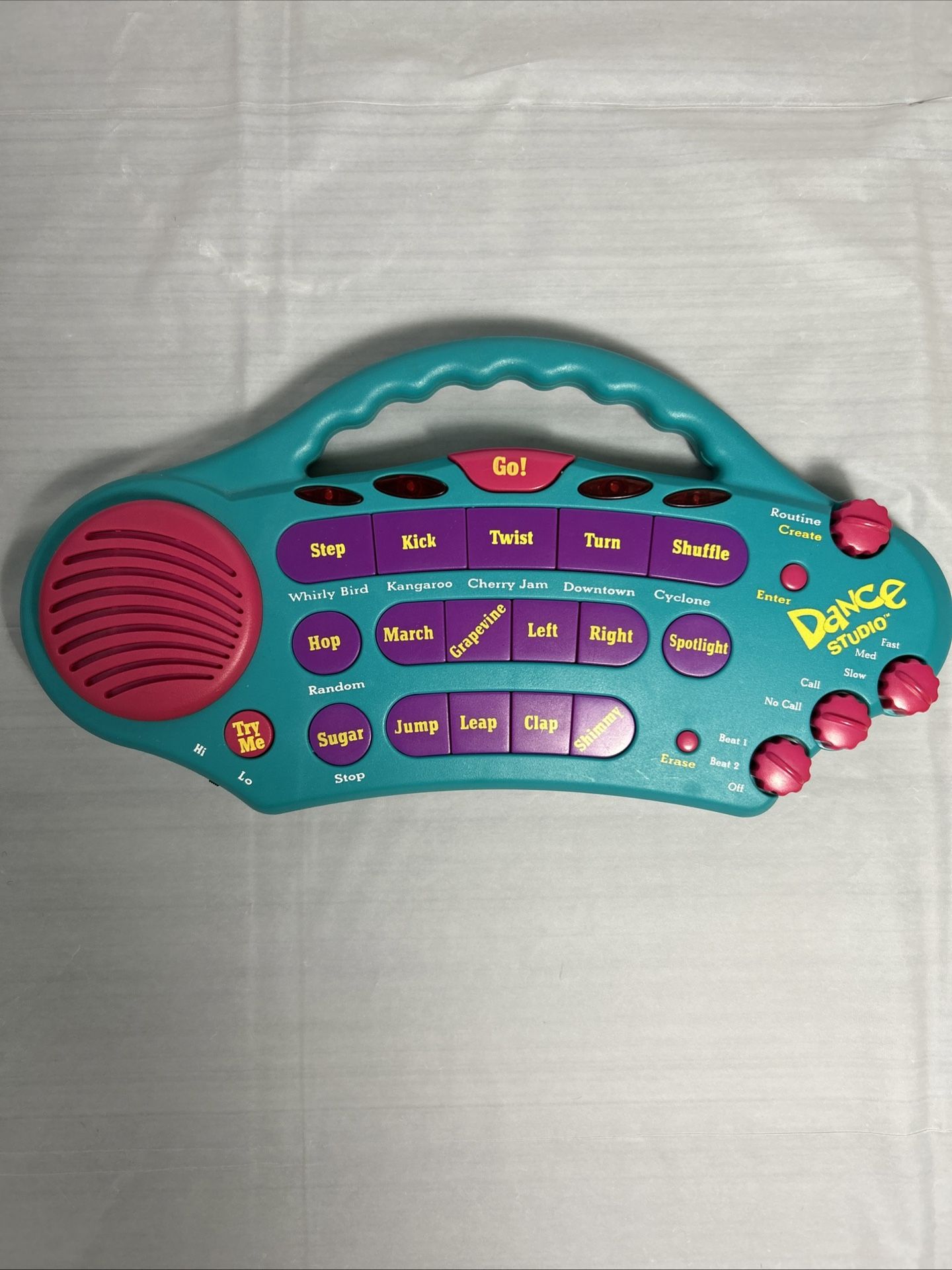 Dance Studio Electronic Sound Box Yes! Girl 1997 Vintage Toy
