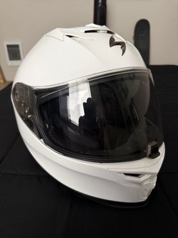 Scorpion Motorcycle Helmet (white)