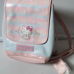 Sanrio Charmmy Charmy Kitty 2006 Mini Backpack Pastel Pink Blue Hello Kitty