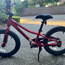 Kids Bike 16inch, Like New, Red