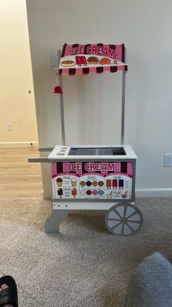 Toy ice cream cart