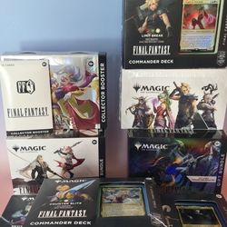 Magic The Gathering Final Fantasy Booster Box Bundles  Commander Decks