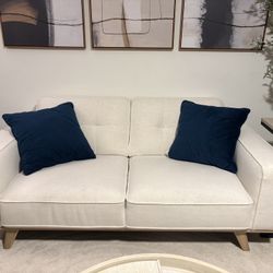 RC Willey Nomad White Sofa / Loveseat / Couch