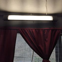 LED Hanging Lamp Shop Light With Bluetooth Speaker 