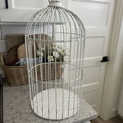 Metal Decor Birdcage $30
