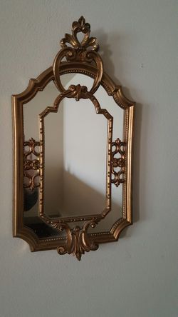 Vintage Gold Plated Mirror