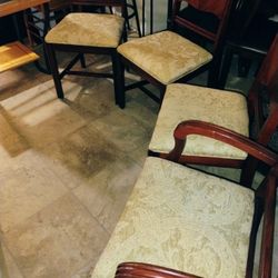 Wooden dining chair set