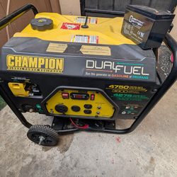 Champion 4750 dual fuel generator