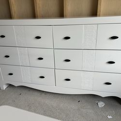 White Dresser and Naitstand