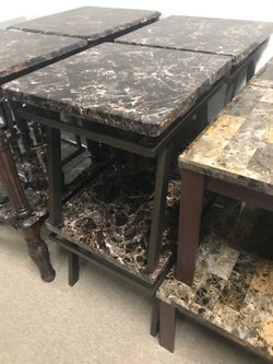New Sophisticated (3pc) Table Set! More Couch and Loveseat and Sectional Savings Available!