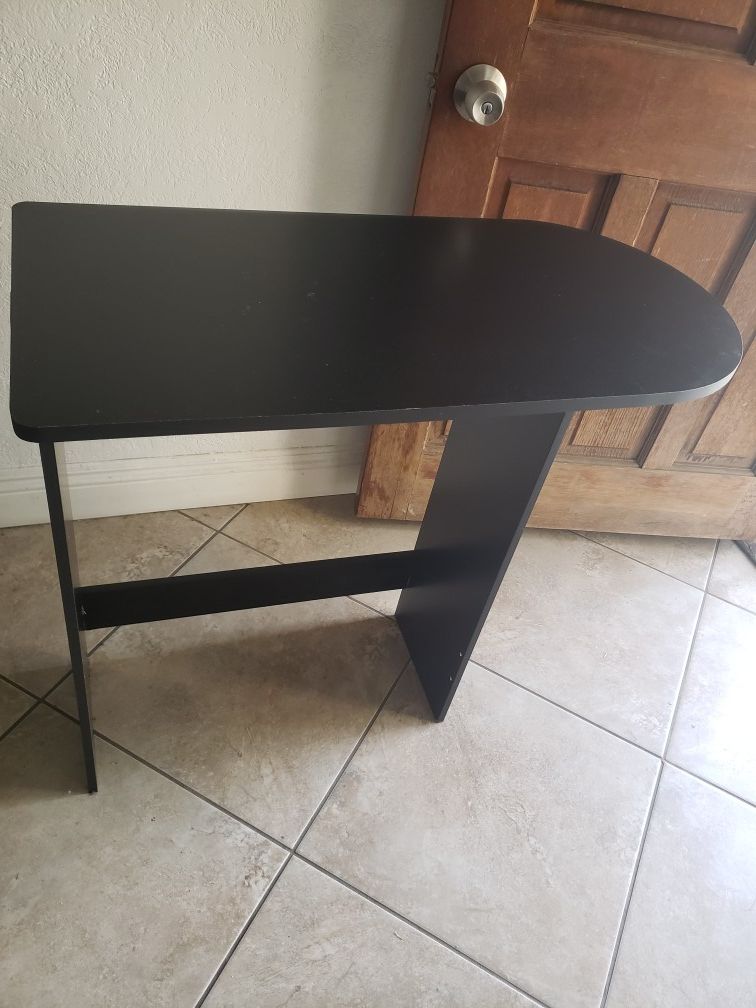 Small black desk
