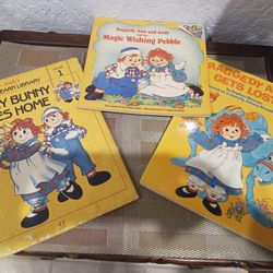 Set Of 3 Vintage Raggedy Ann' s Story Books