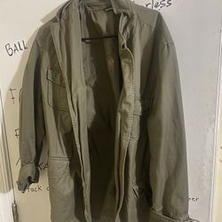 Green Trench Coat/ Jacket 