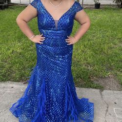 Royal Blue Prom Dress 