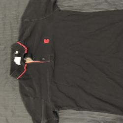 Burberry T Shirt W/ Plaid Collar 