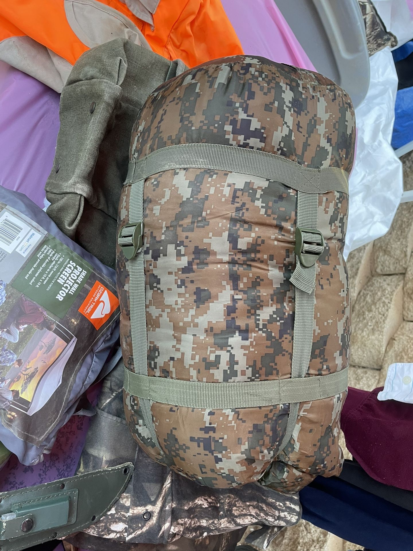 Camo Mummy/sleeping Bag