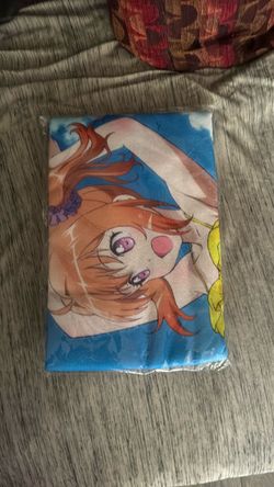 Anime Girl Printed Fabric Pillowcase