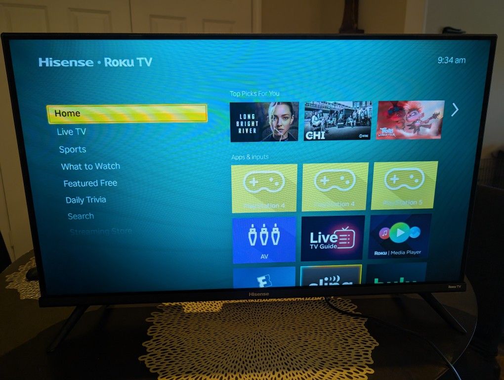 32" Hisense TV, Like new