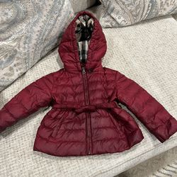 Girls Burberry Winter Coat 