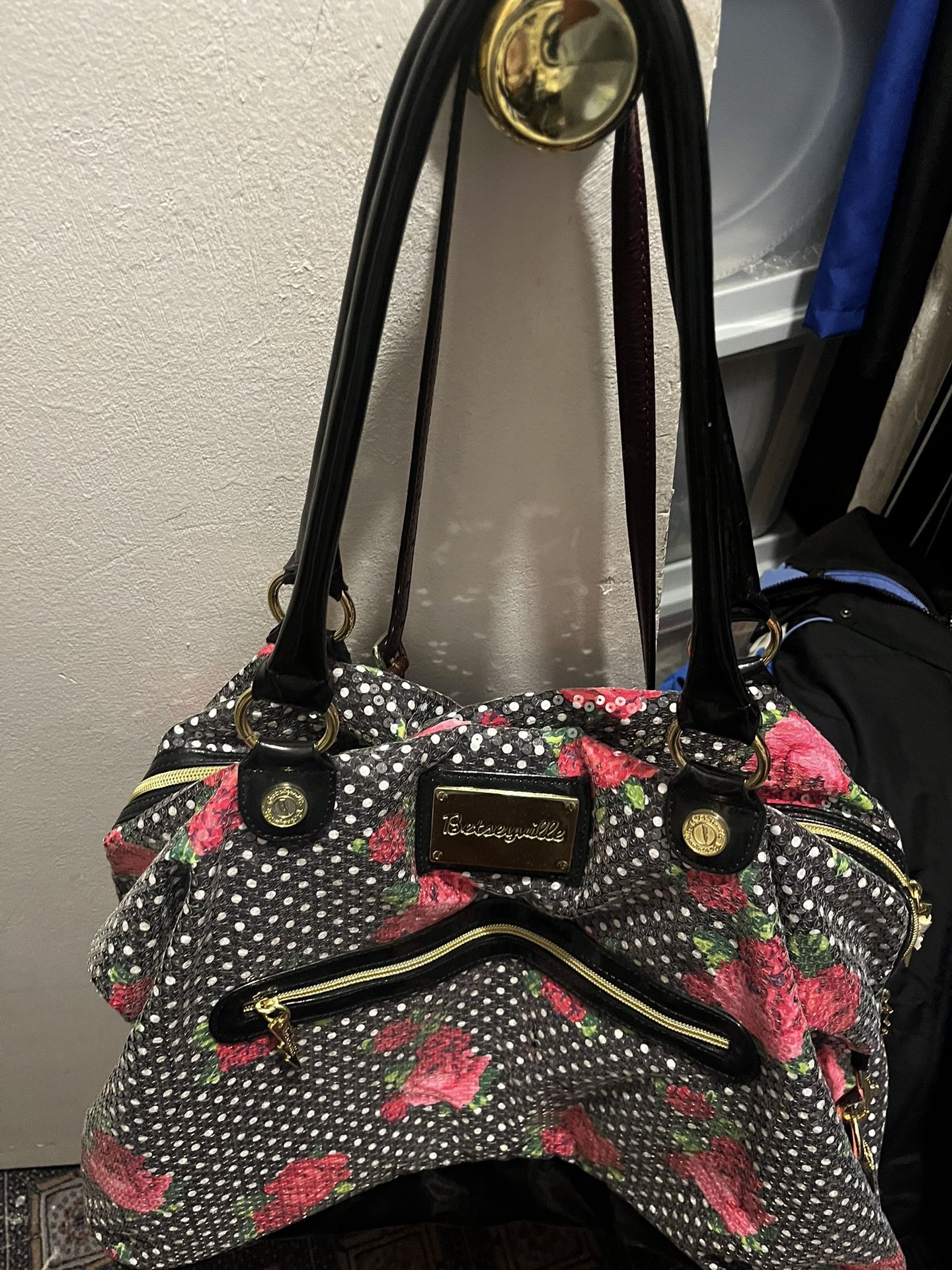 Betsey Johnson duffel bag