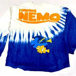 Nemo & Dory Tie-Dye Spirit Jersey for Adults, Finding Nemo Medium 