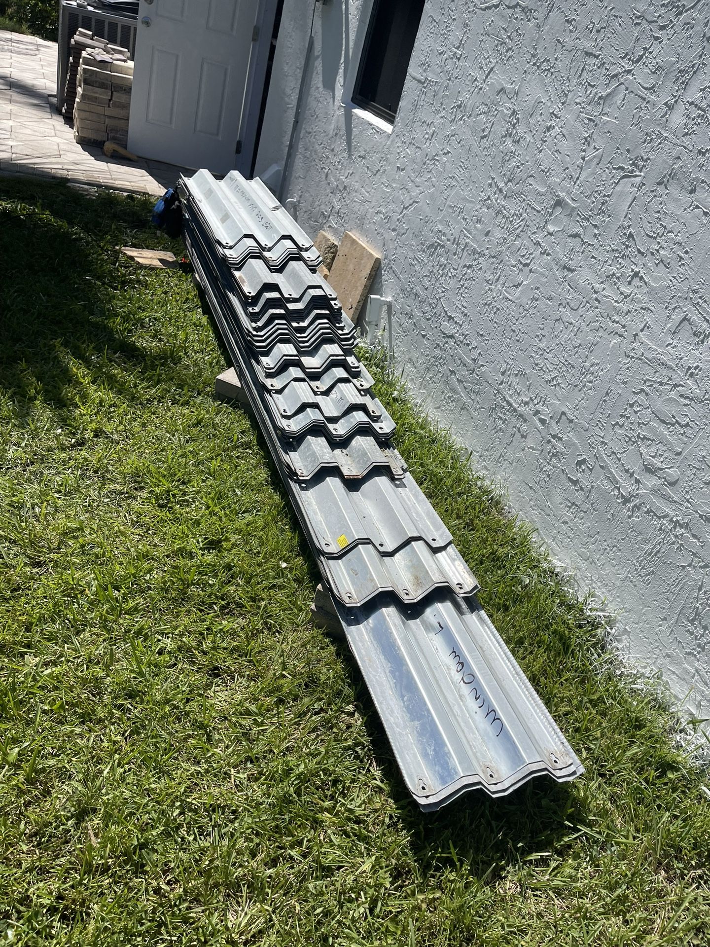 Hurricane Panels Galvanized Steel USED Miami Dade Code Compliant