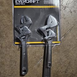 Evercraft 4 Piece Adjustable Wrench Set
