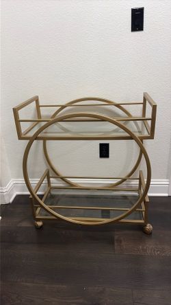 Bar cart (gold)