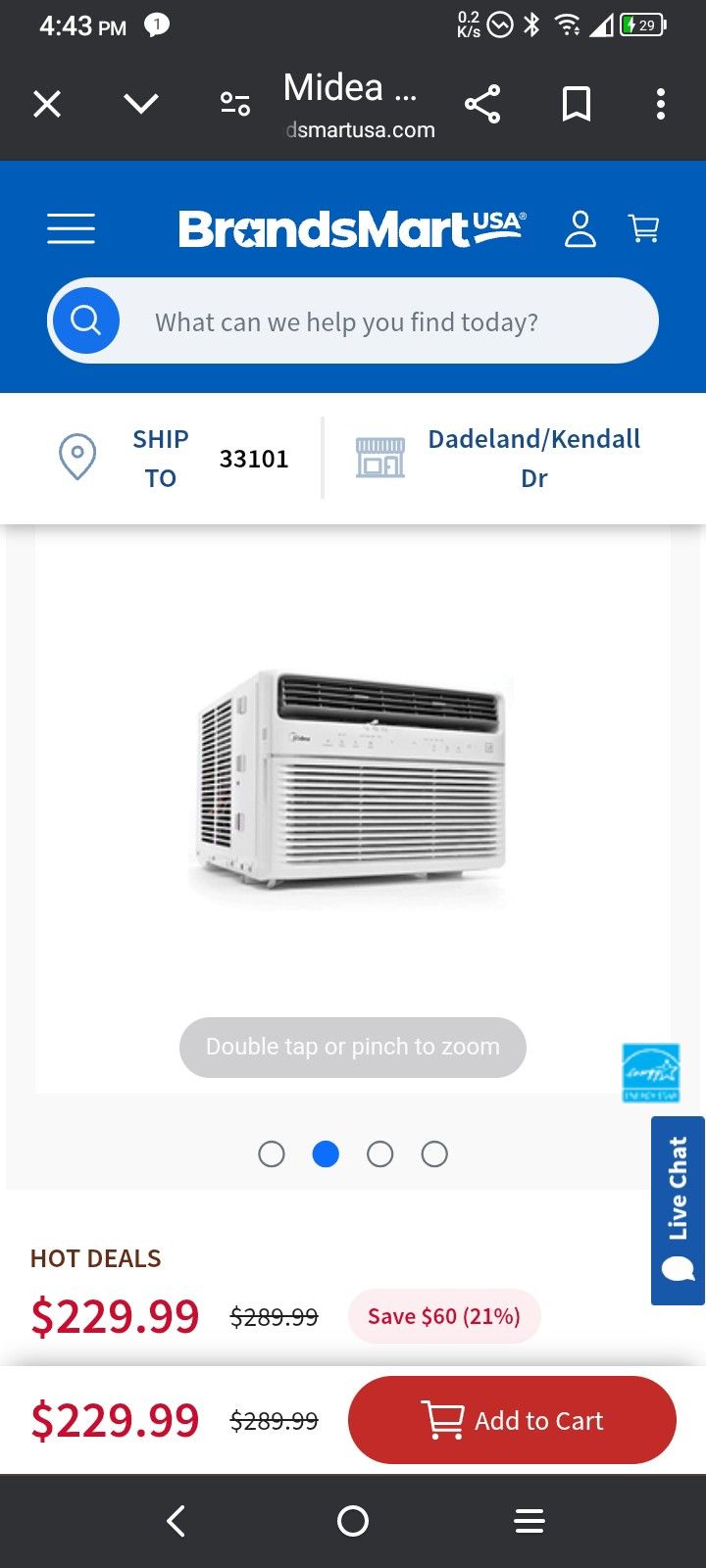 Window Air Conditioner Midea 5000 BTU