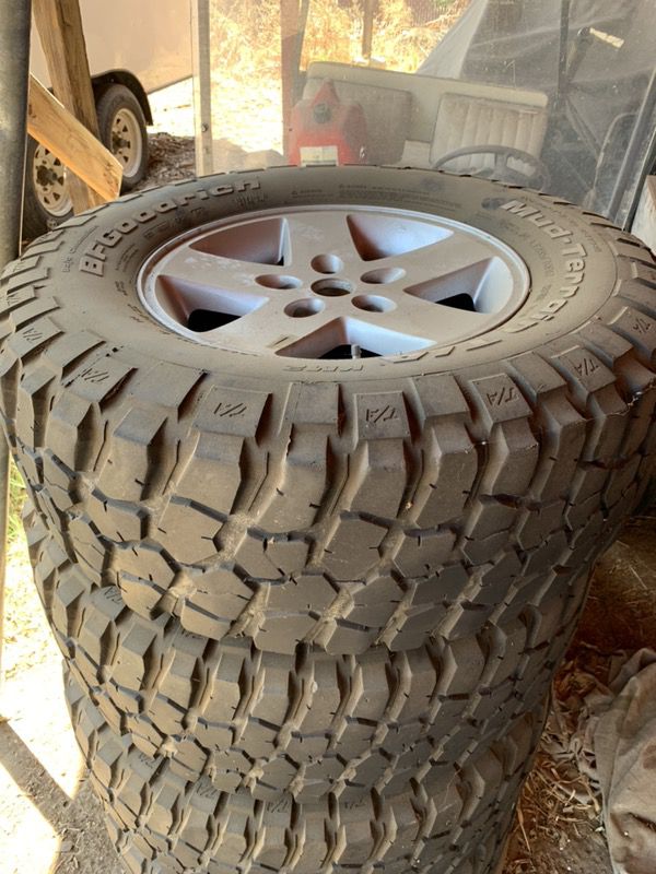 Jeep JK takeoff wheels BFG tires