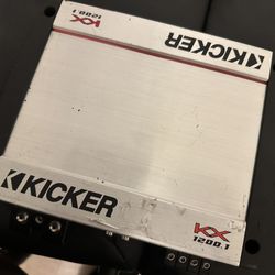 Kicker KX12001 Amp Class D Mono 2400w max Sub Amplifier.