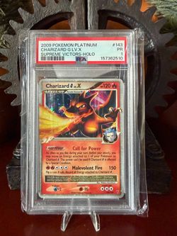 Pokemon 2009 Pokemon Charizard G LV X Supreme Victors PSA 1