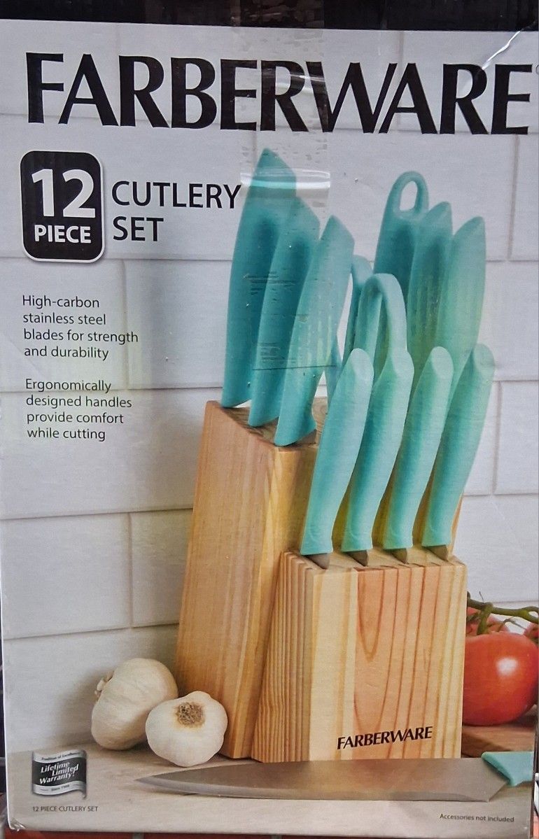 Farberware Cutlery Set And JIM Beam Carving Set