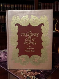 A Treasury of Great Recipes Mary & Vincent Price Cookbook 1965 1st. Ed 5th Print