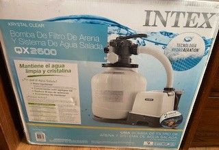 Intex Sand Filter Pump and Salt Water System QX2600