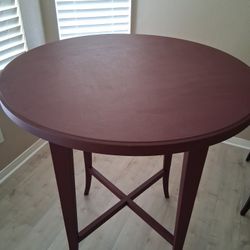 Burgedy Round Table