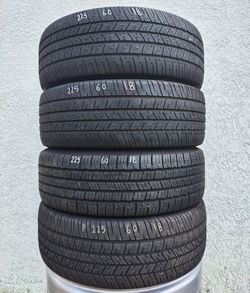 4 Goodyear 225/60/18 Tires