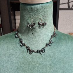 Horses Necklace Set 