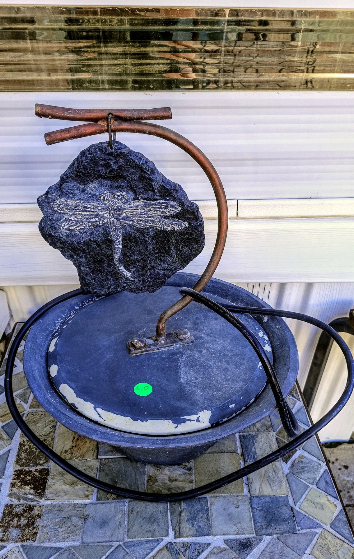 Dragonfly water fountain