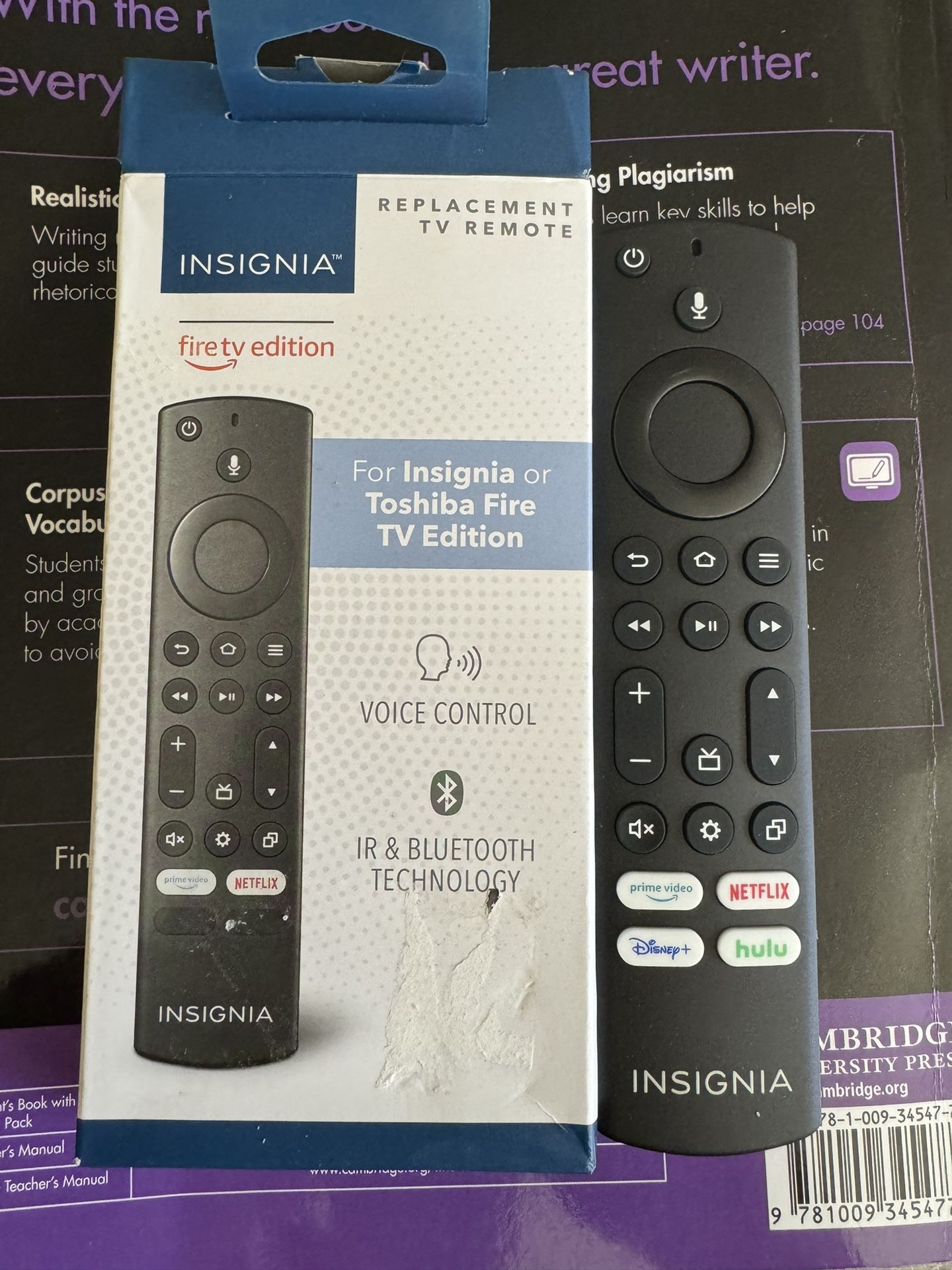 Remote For Insigna Or Toshiba Fire TV Edition 