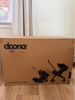 Brand new Doona stroller and car seat