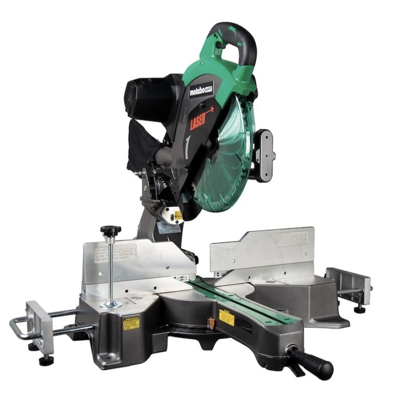METABO РТ 12-in 15-Amp Dual Bevel Sliding Compound Corded Miter Saw with Laser Guide