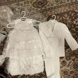 Ropon de bautizo. Baptism gown.