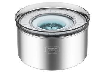 1Gallon Dog Water Bowl, 3.8L No Spill Water Bowl for Dogs, Stainless Steel Spill Proof Dog Bowl, 